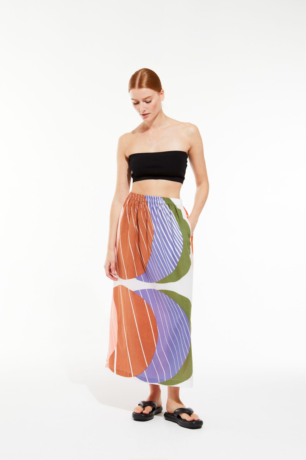 207 - Jupe Juliette Cinetique Orange Lot De 2