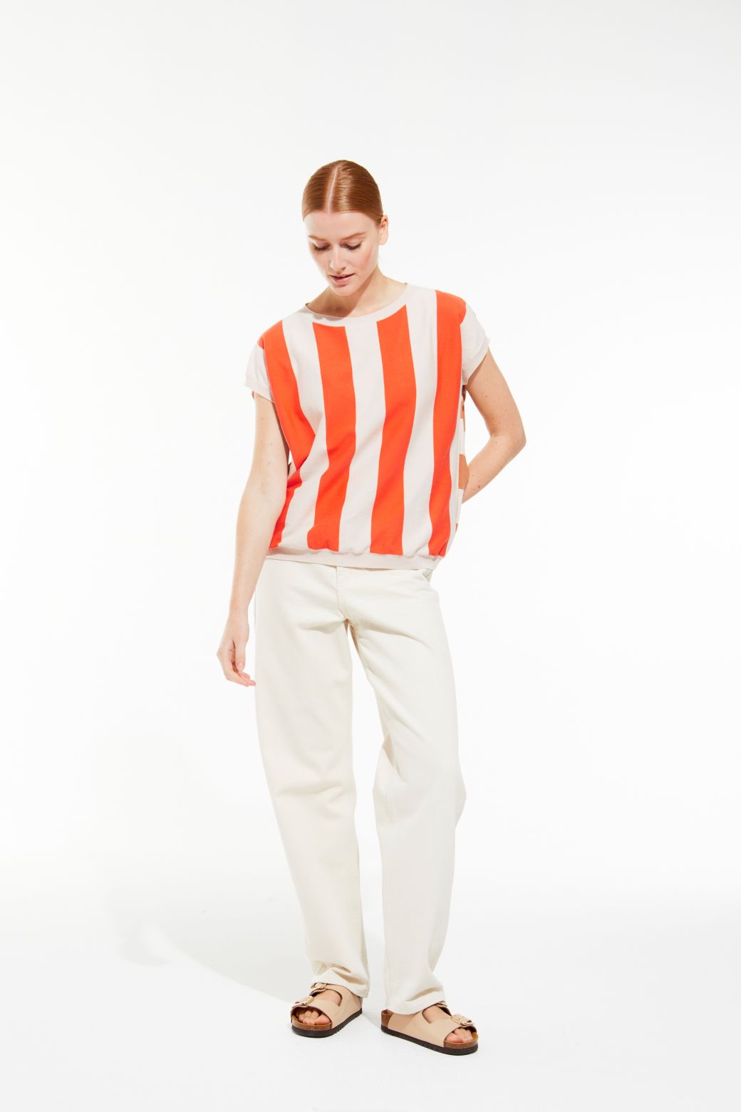 151 - Top Buren Marin Orange Lot De 2