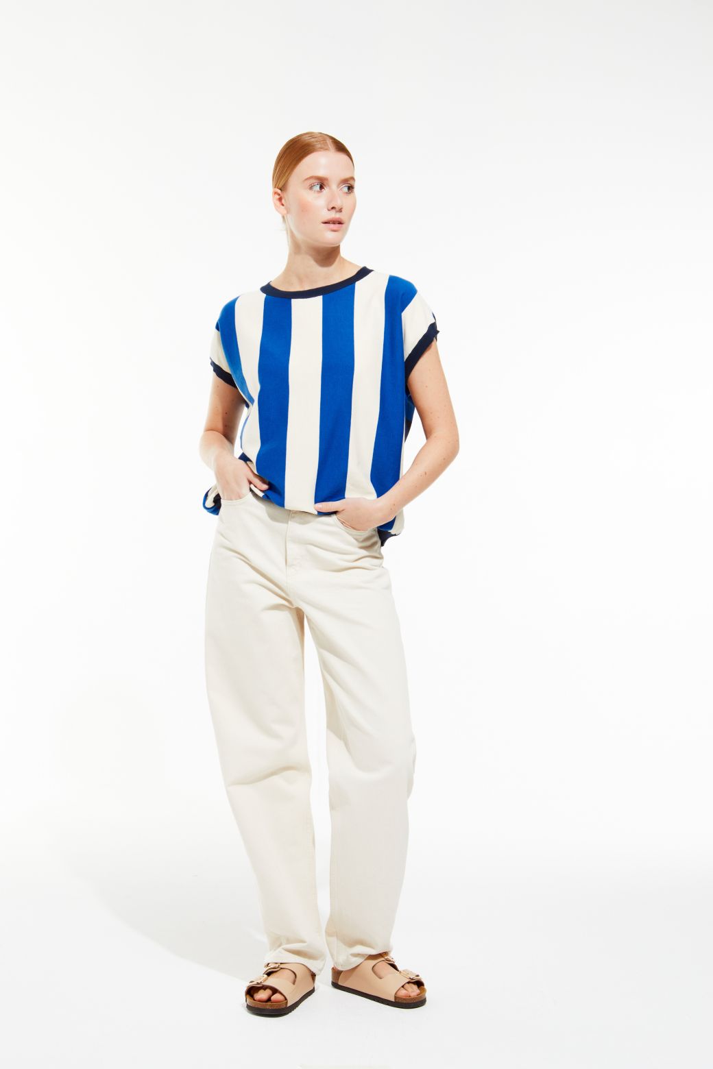 151 - Top Buren Marin Bleu Lot De 2