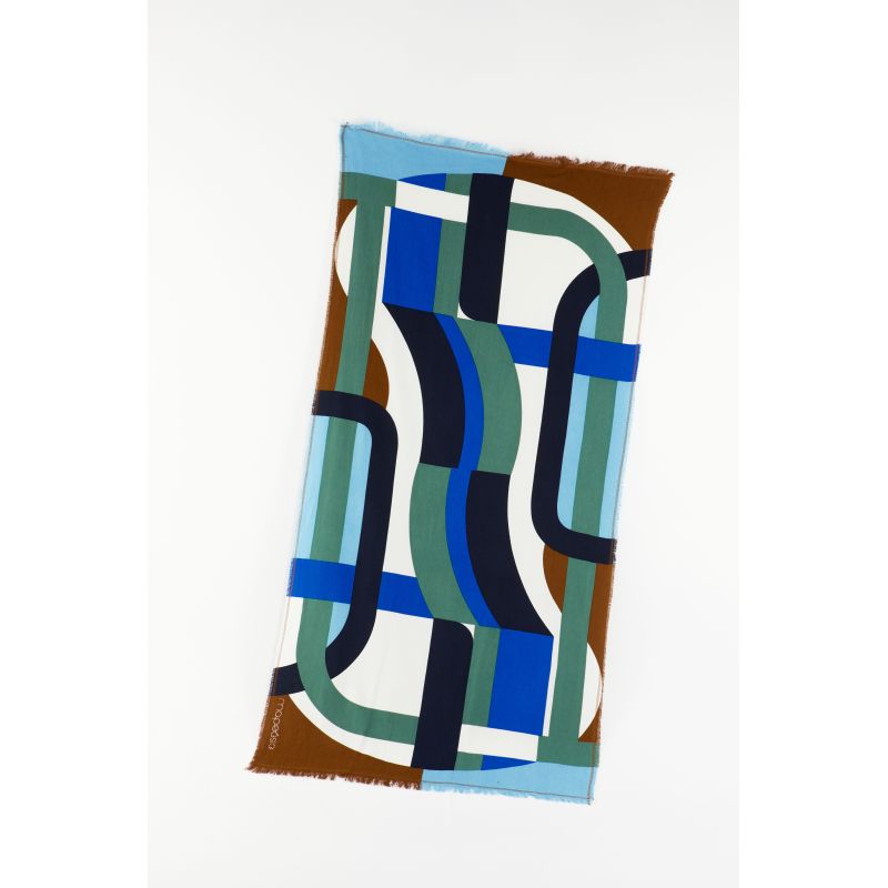 303 - Drap De Plage Supersonic Bleu Lot De 2