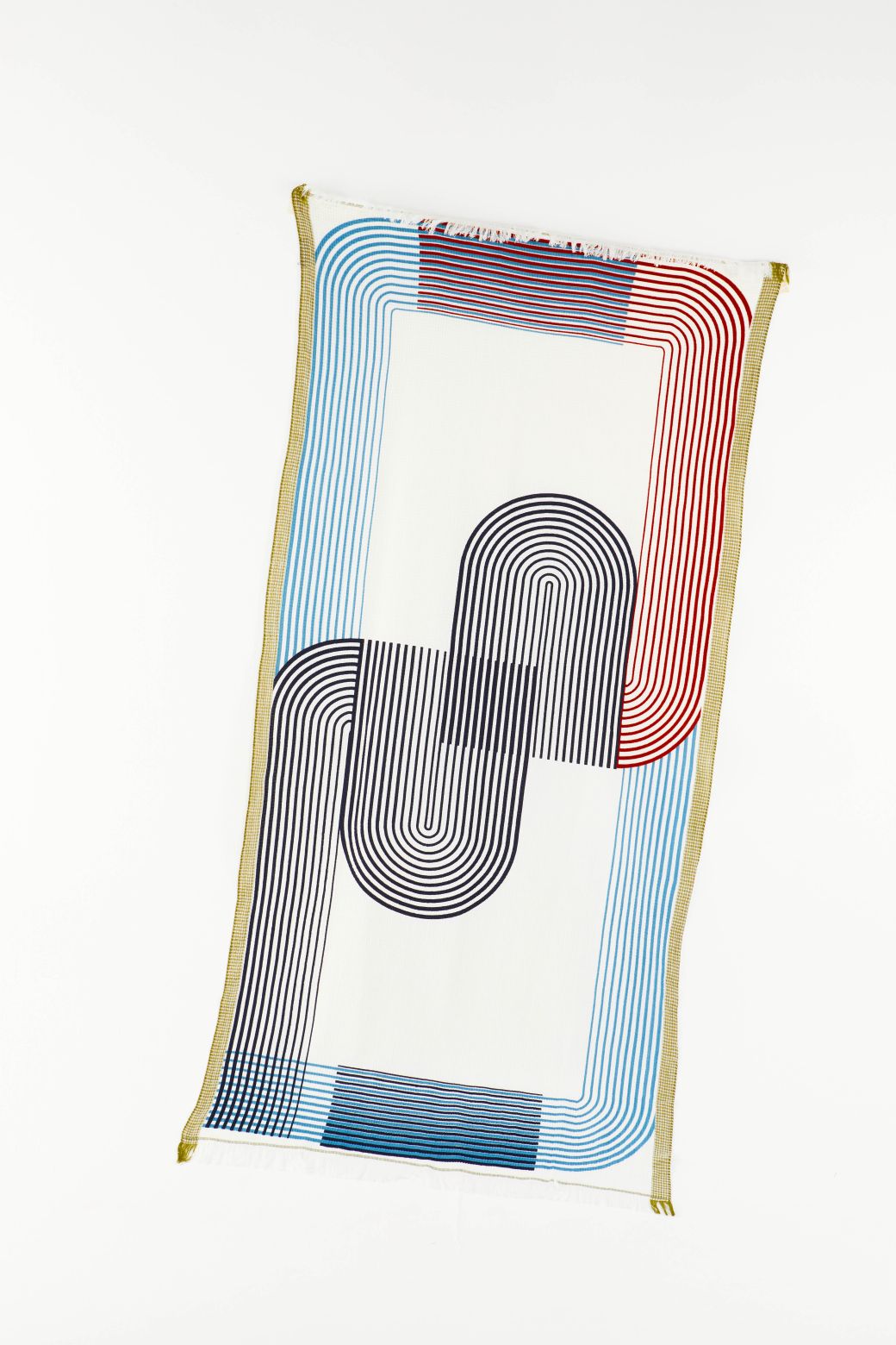 304 - Drap De Plage Dylan Bleu Lot De 2