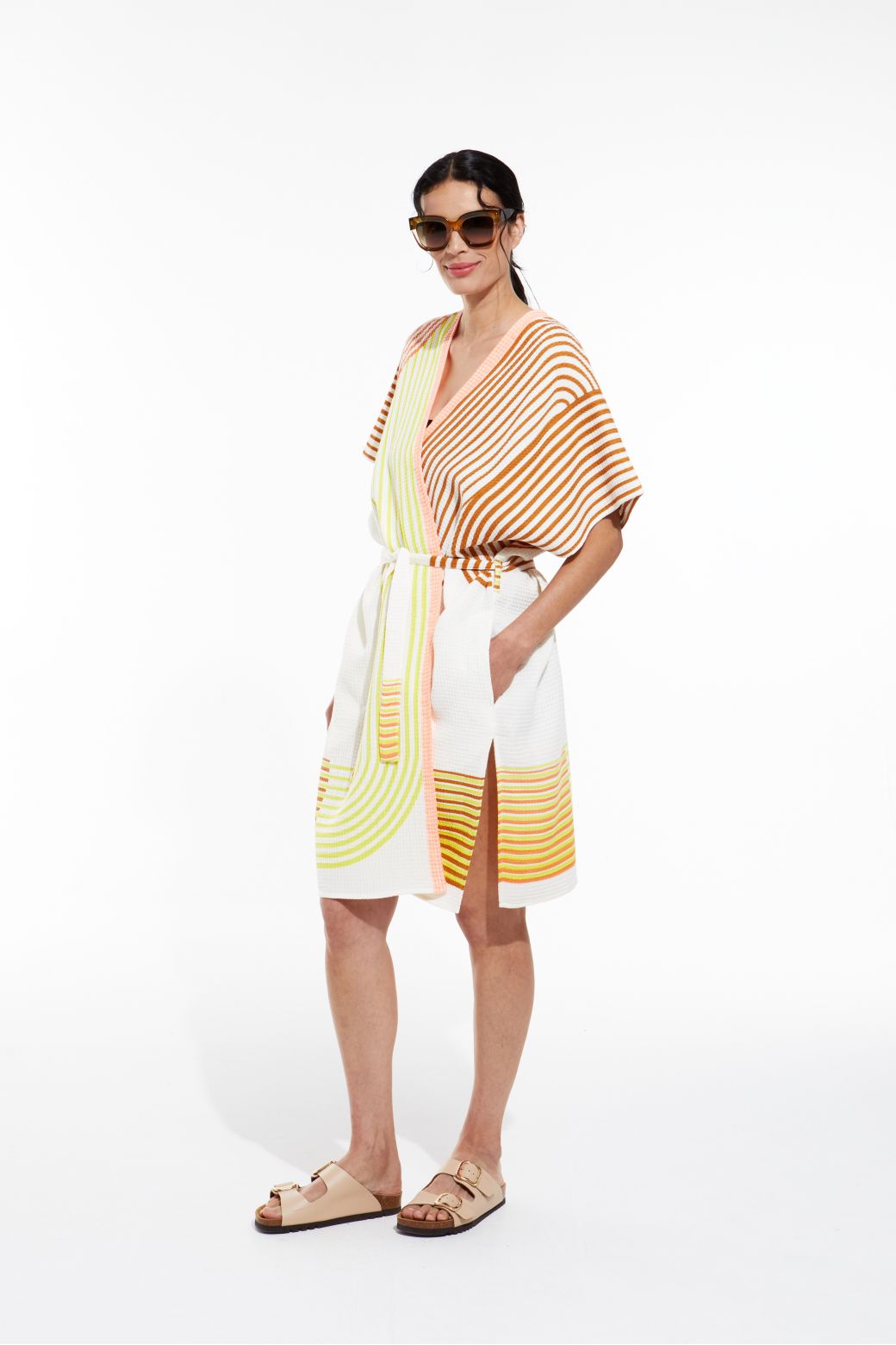 304 - Kimono Dylan Pêche Lot De 2