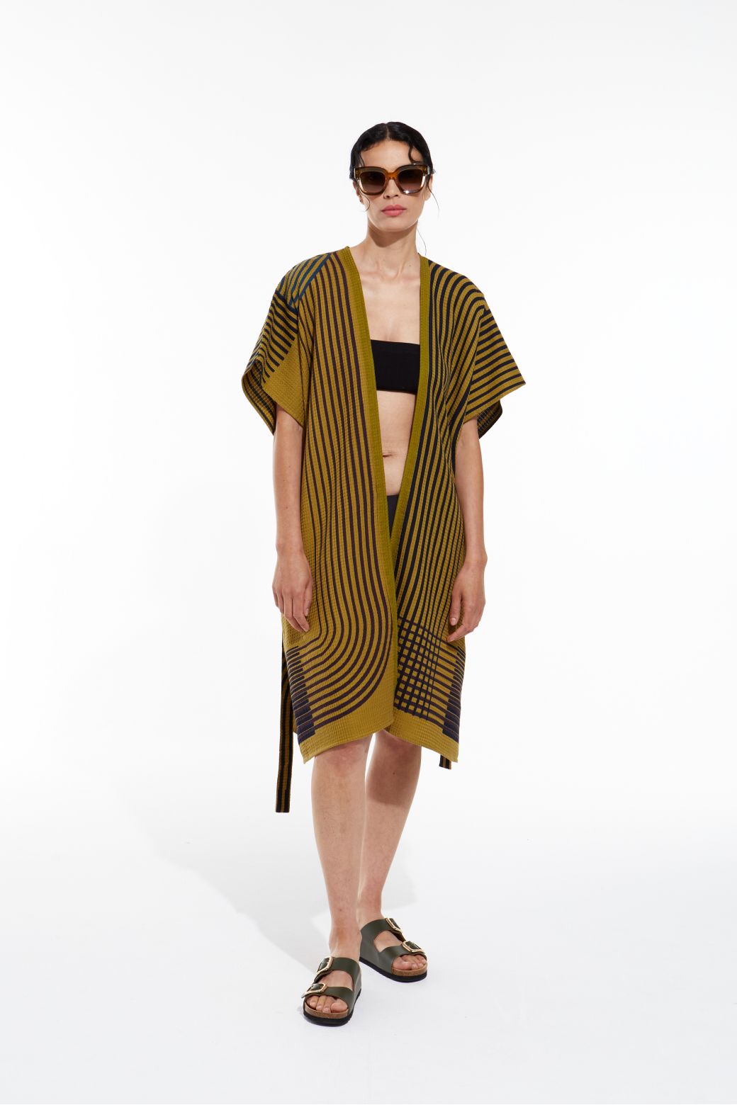 304 - Kimono Dylan Kaki Lot De 2