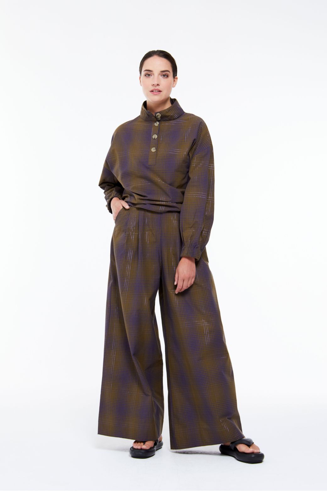 209 - PANTALON PÉNÉLOPE ORTO KAKI LOT DE 2