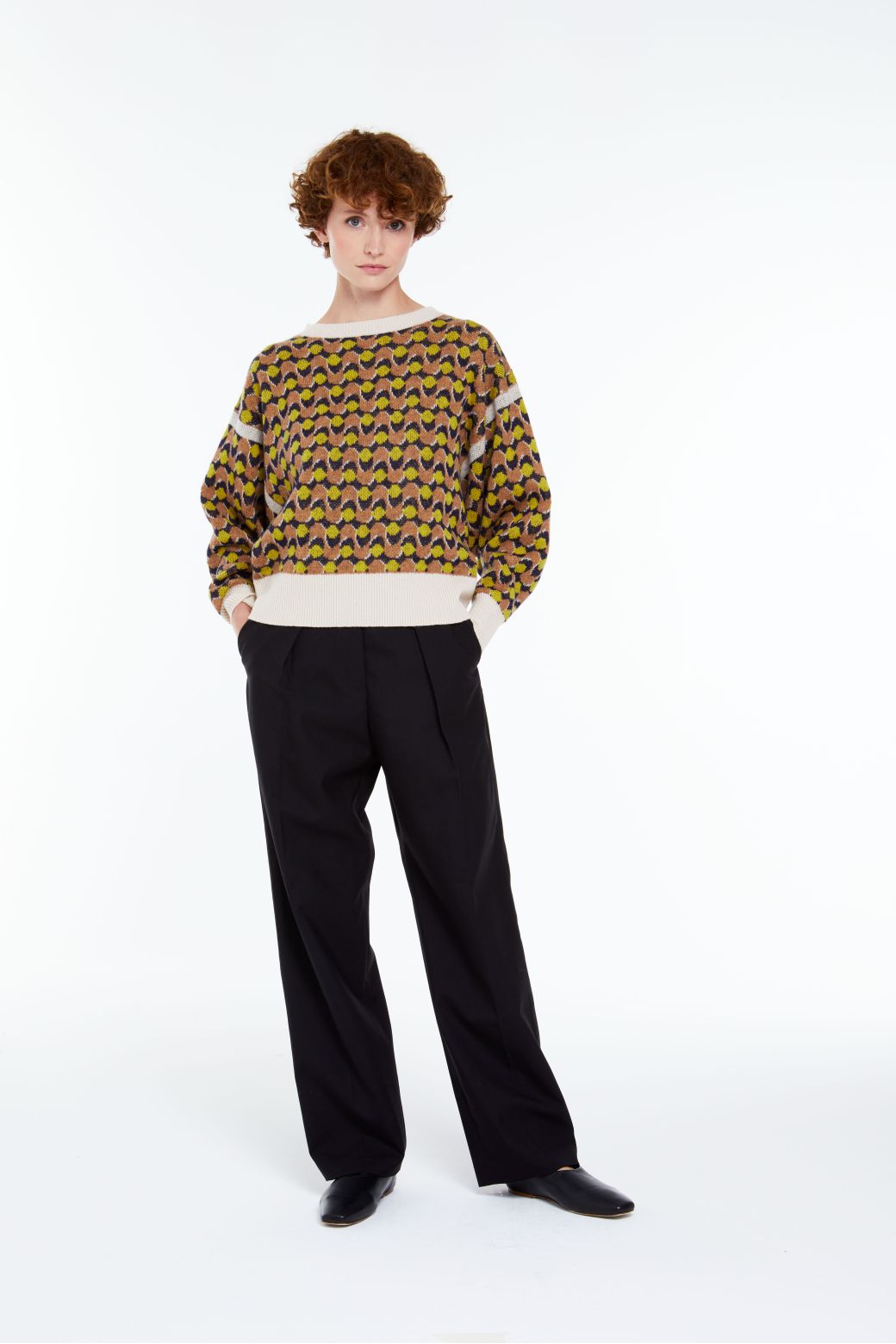 103 - PULL AXEL ONDE FAUVE LOT DE 2