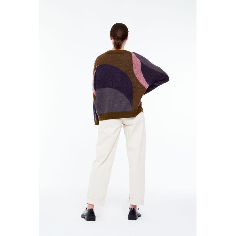 104 - PULL NINA NYMPHE KAKI LOT DE 2