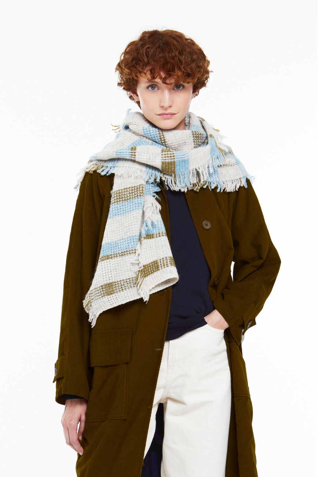 106 - ÉCHARPE LUCIEN THEO PASTEL LOT DE 2