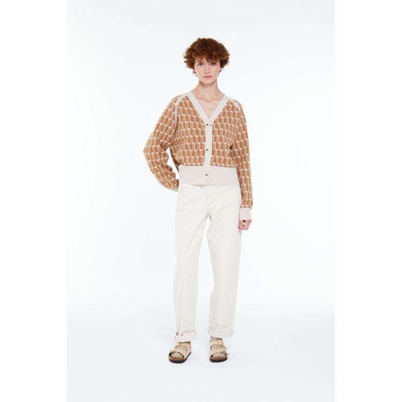 107 - GILET CLAUDE NOCTURNE FAUVE LOT DE 2