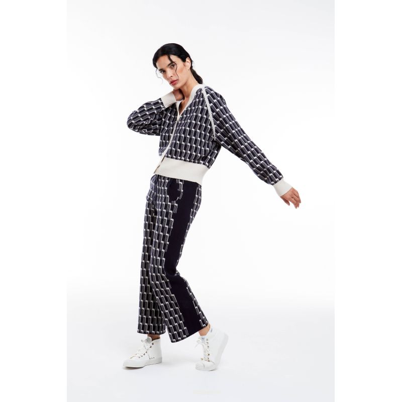 107 - PANTALON BRANDO NOCTURNE MARINE LOT DE 2