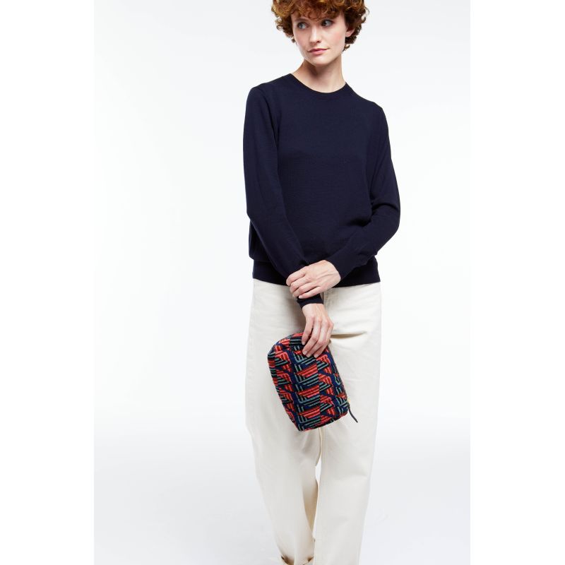 222 - POCHETTE VOYAGE ELBA ATOME CORAIL LOT DE 2