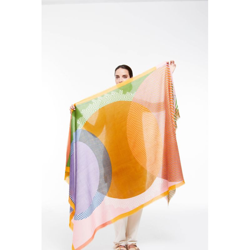 H - FOULARD ÉVANESCENT MULTICO LOT DE 2