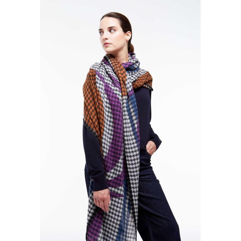 J - FOULARD DÉCOR CARAMEL LOT DE 2