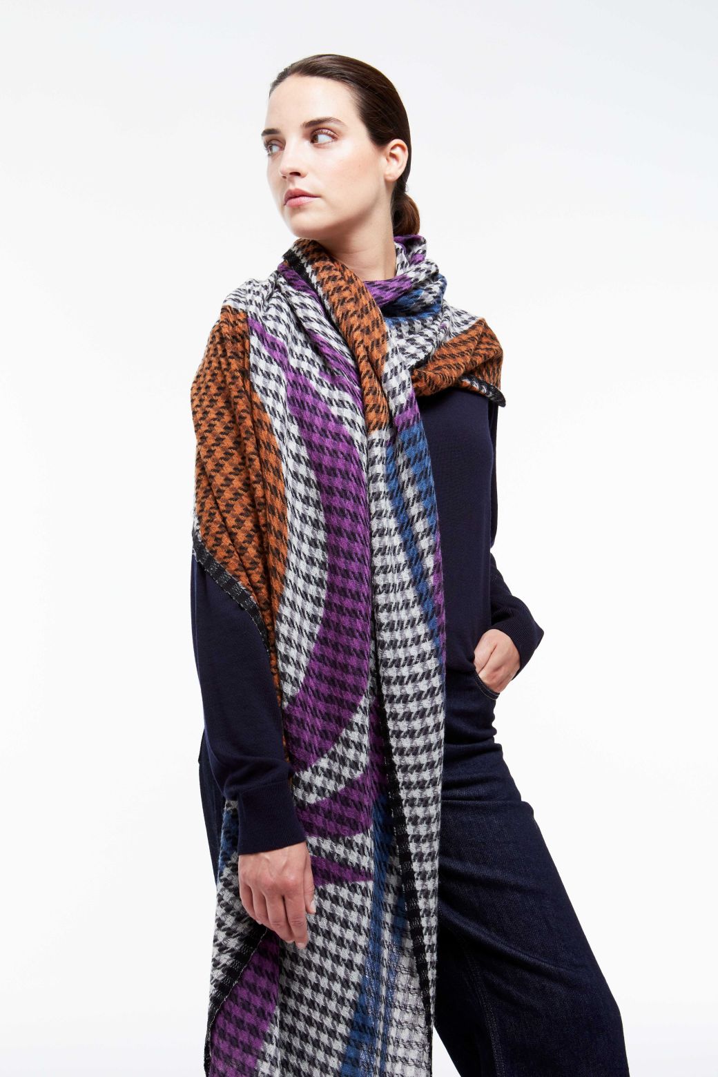 J - FOULARD DÉCOR CARAMEL LOT DE 2