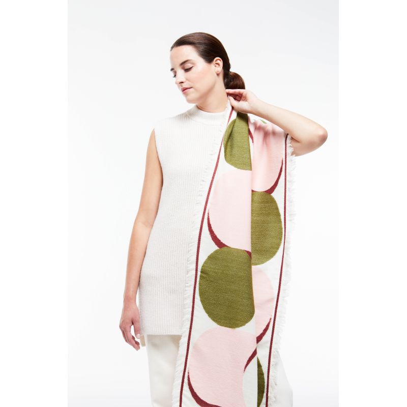 Q - FOULARD NYMPHE ROSE LOT DE 2