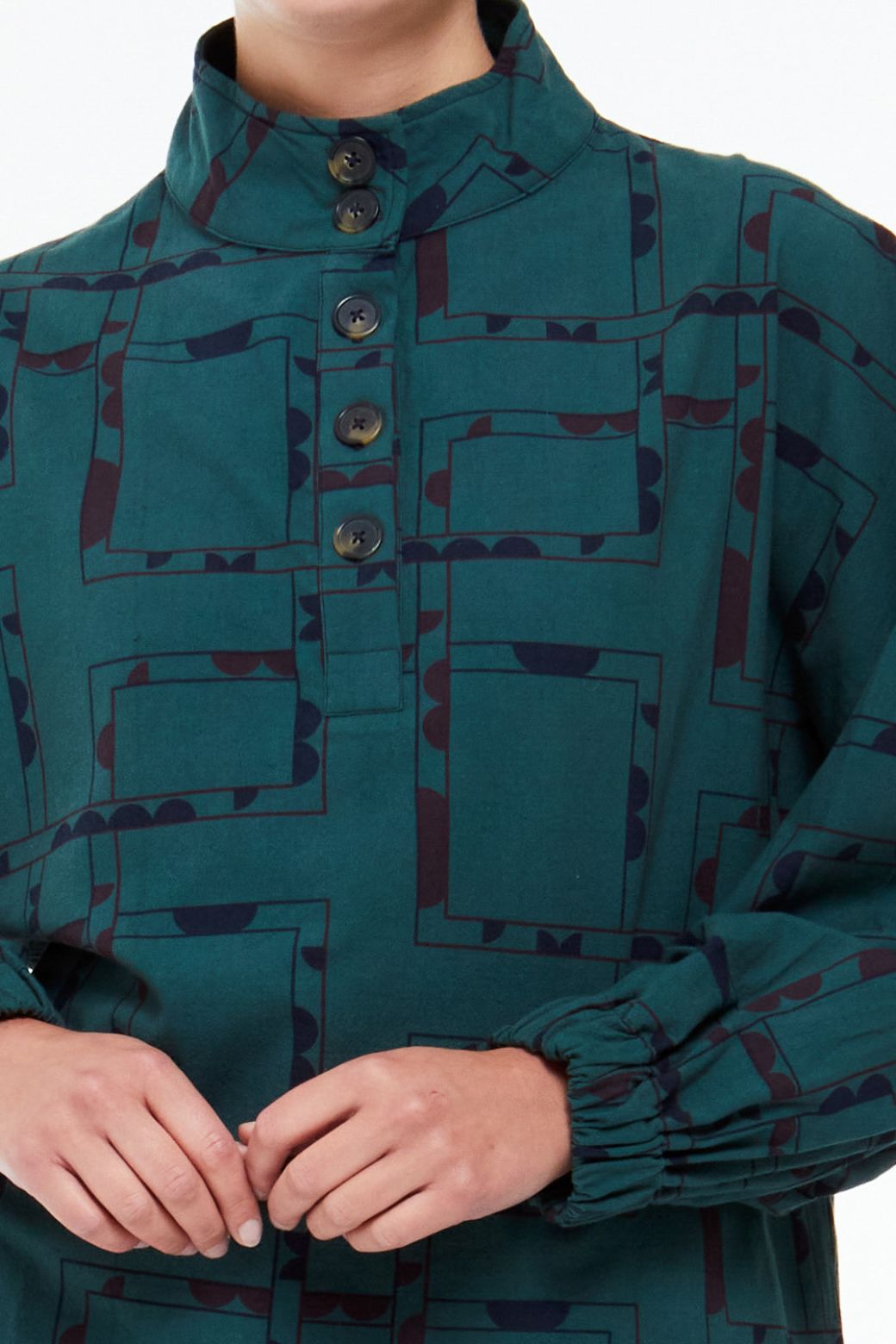 207 - TOP VALENCIA DEMI-LUNE VERT DE GRIS LOT DE 2