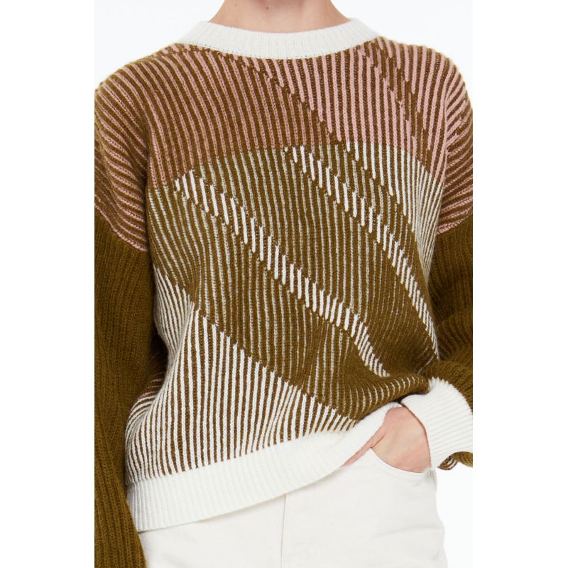 100 - KHAKI MATILDA MODULE SWEATER PACK OF 2