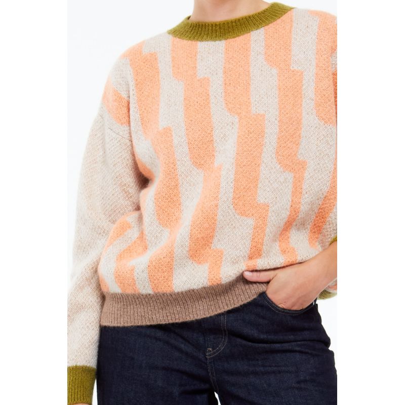 101 - PULL ICONE CÉLESTE PÊCHE LOT DE 2