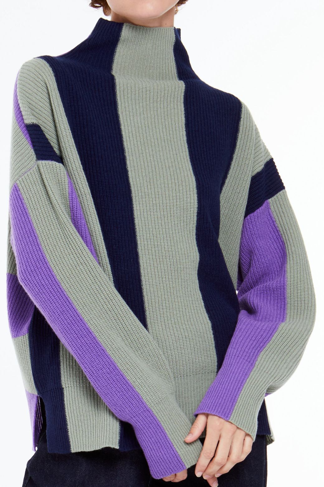 105 - PULL SACHA ABBEY SAUGE LOT DE 2