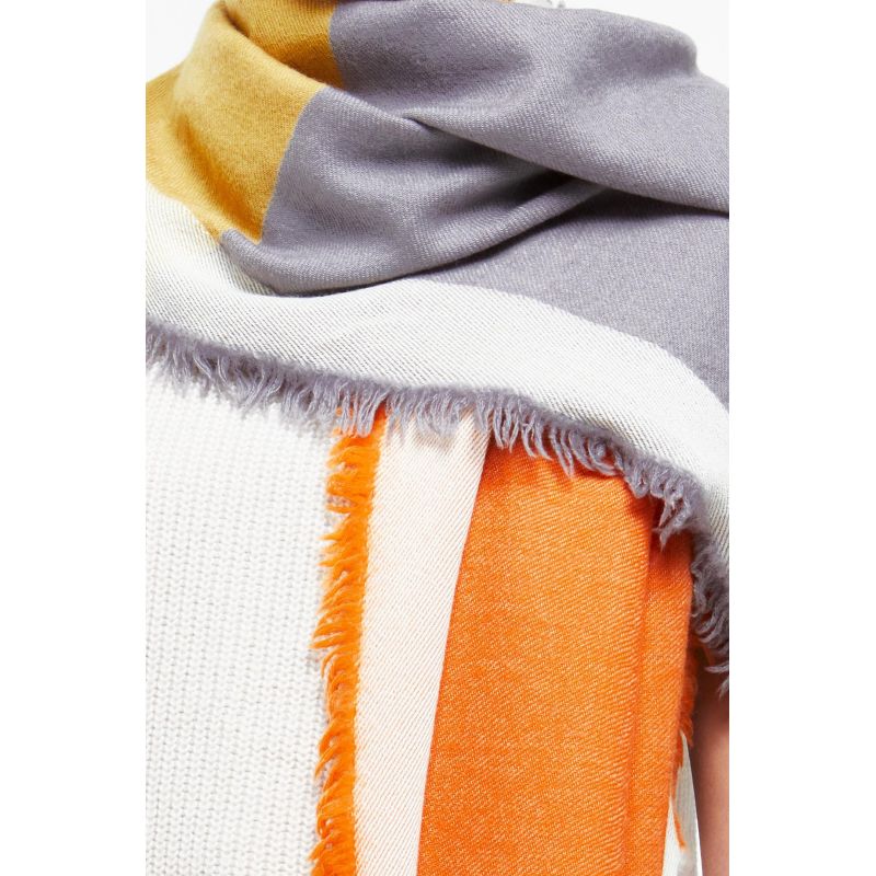 A - FOULARD SUZON ORANGE PARME LOT DE 2