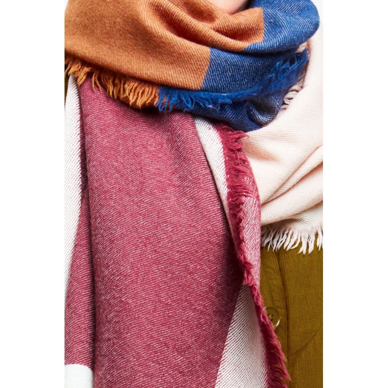 A - FOULARD SUZON BORDEAUX BLEU LOT DE 2