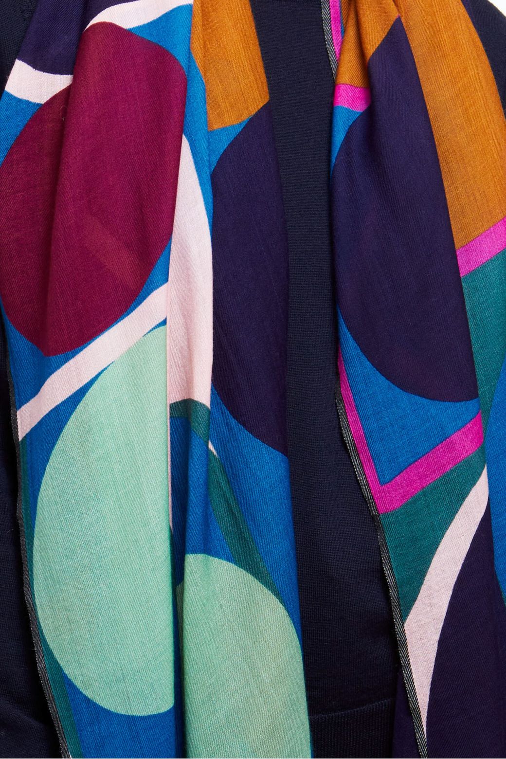 C - FOULARD ONDE BLEU LOT DE 2