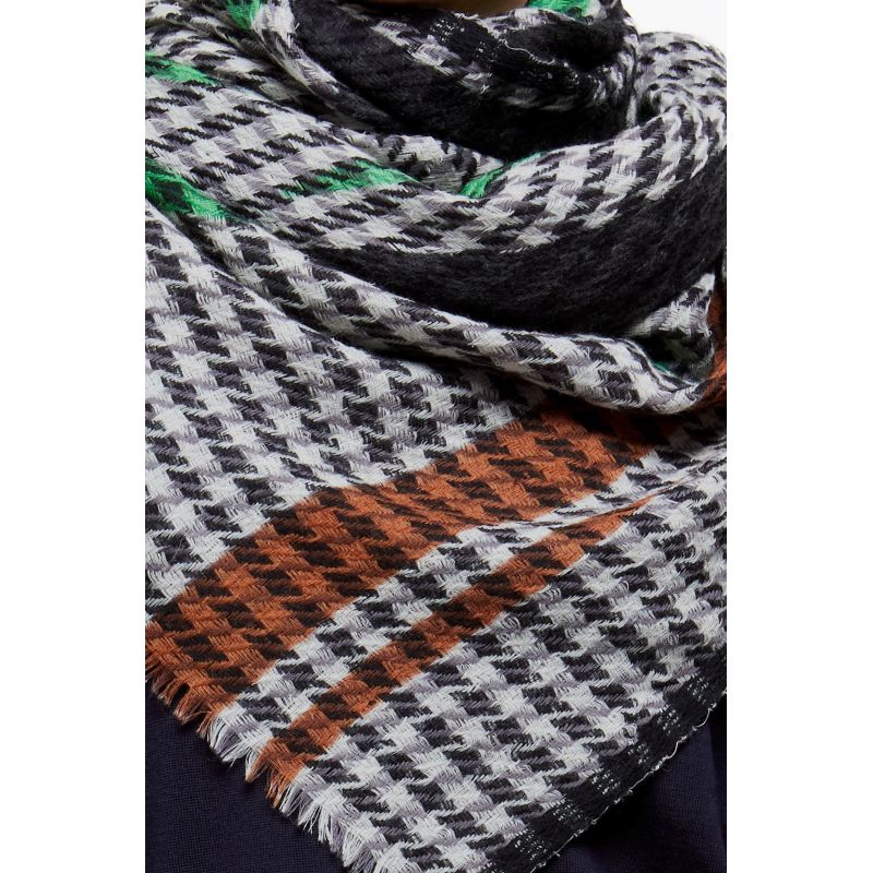 J - FOULARD DÉCOR NOIR LOT DE 2