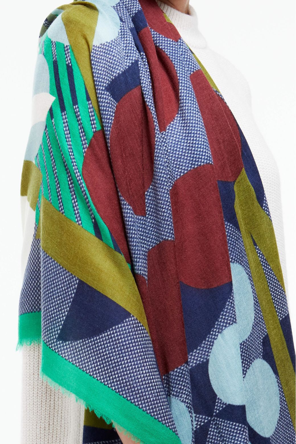 K - FOULARD SCARABÉE MARINE LOT DE 2