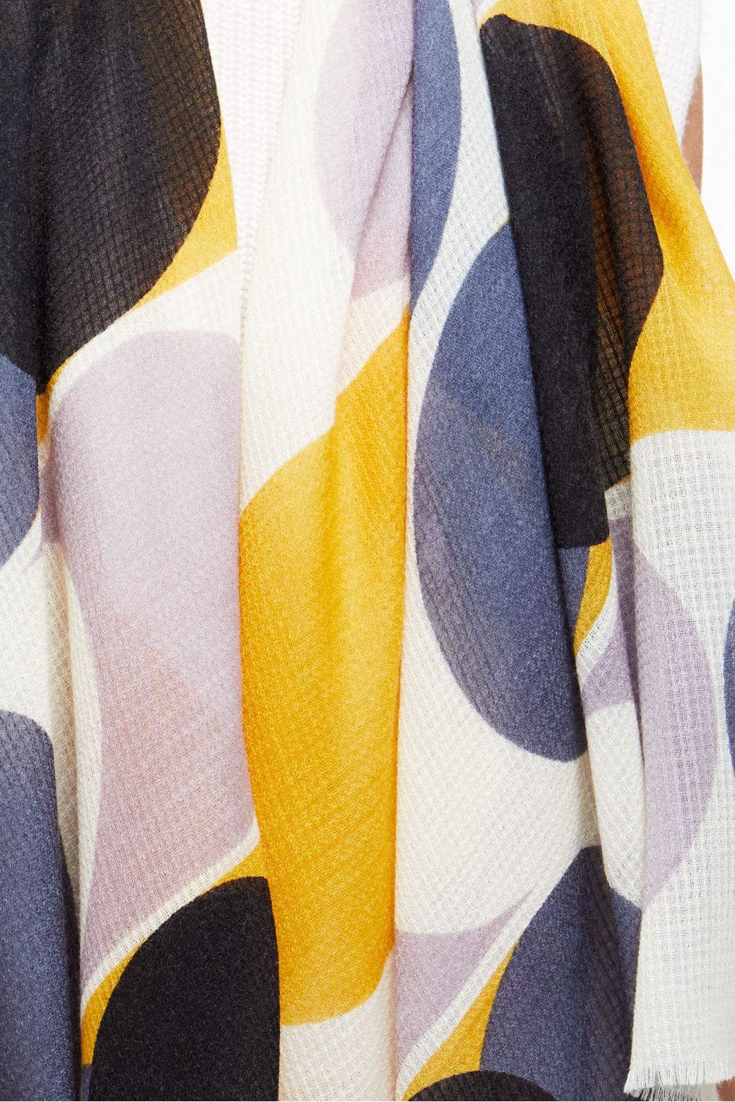 L - FOULARD ONDULATION FAUVE LOT DE 2