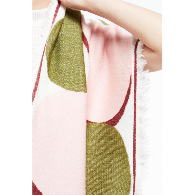 Q - FOULARD NYMPHE ROSE LOT DE 2