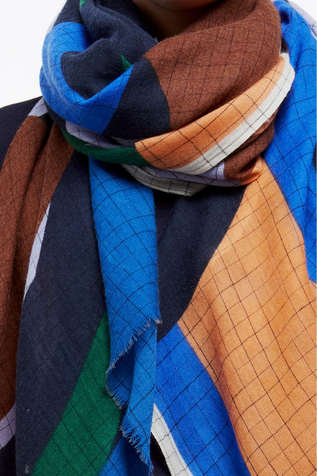 R - FOULARD CHANCE BRUN LOT DE 2