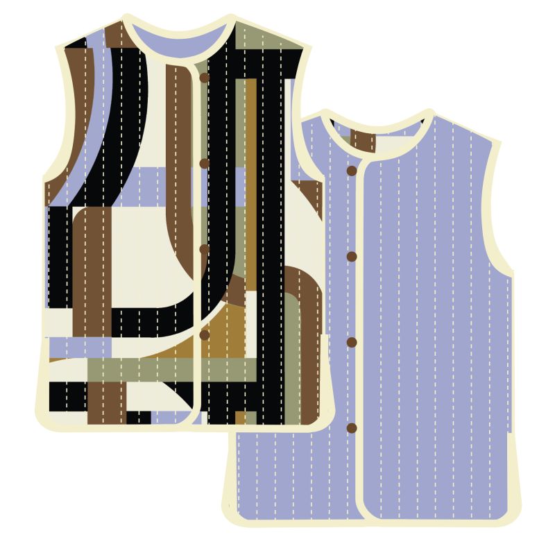 100 - Brown Purple Hugo Supersonic Reversible Jacket Pack Of 2