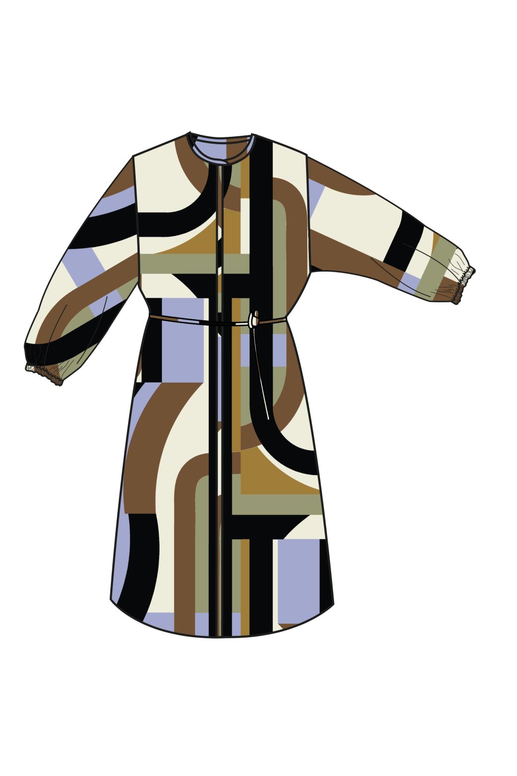 100 - Robe Paradis Supersonic Brun Violet Lot De 2