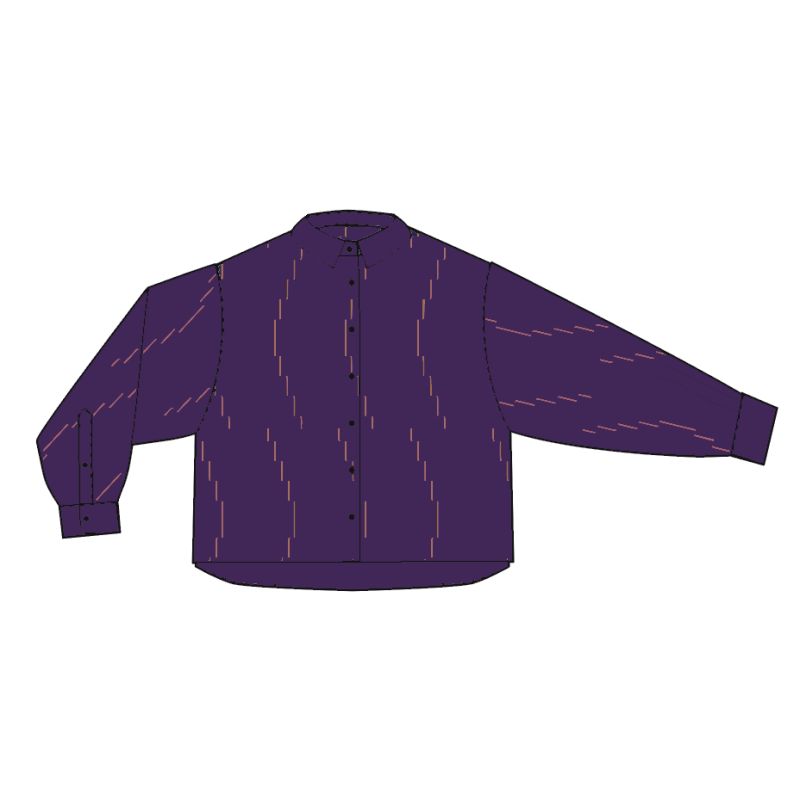 101 - Chemise Rosalie Calder Violet Lot De 2