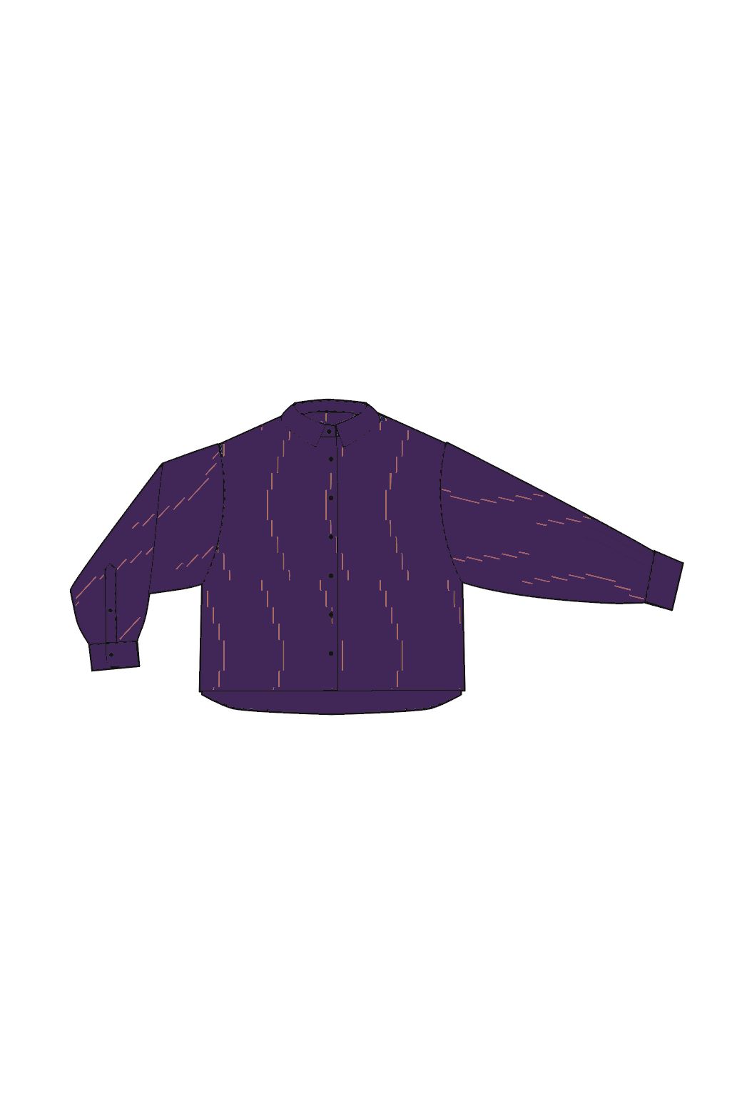 101 - Chemise Rosalie Calder Violet Lot De 2