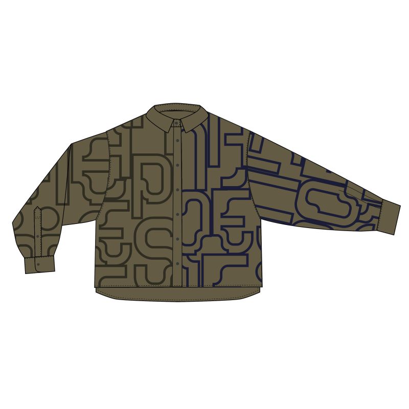 102 - Chemise Rosalie Lyrique Kaki Lot De 2