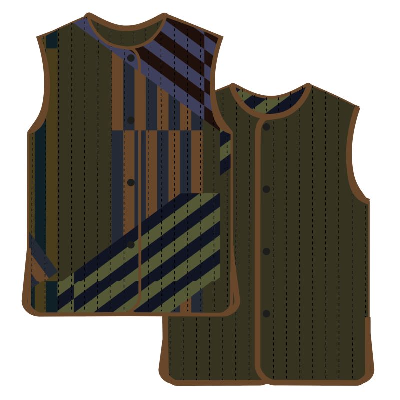 105 - Veste RversibleHugo Shibuya Kaki Lot De 2