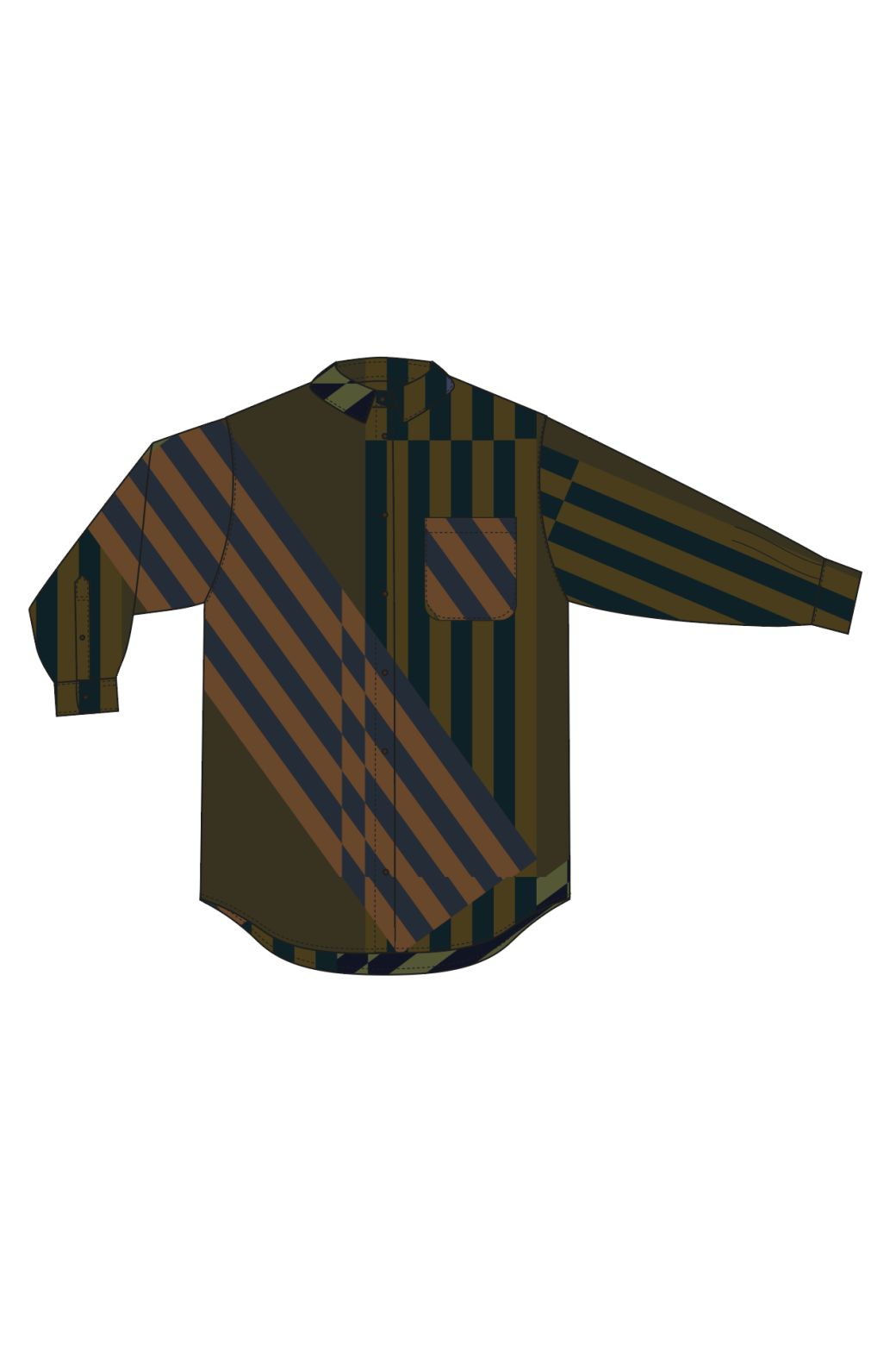 105 - Chemise Marcel Shibuya Kaki Lot De 2