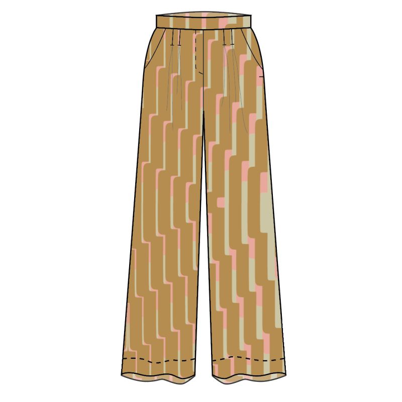 110 - Pantalon Penelope Celeste Ambre Lot De 2