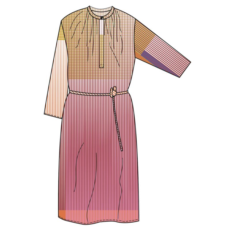 111 - Robe Romy Vibrant Rose Lot De 2