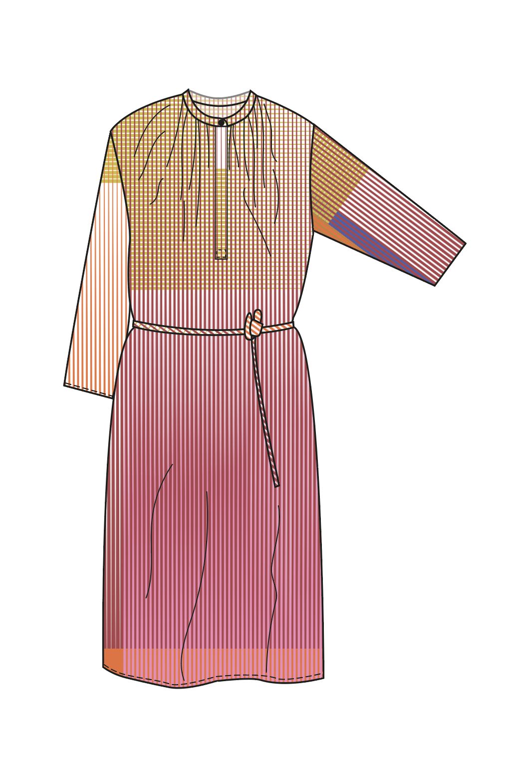 111 - Robe Romy Vibrant Rose Lot De 2