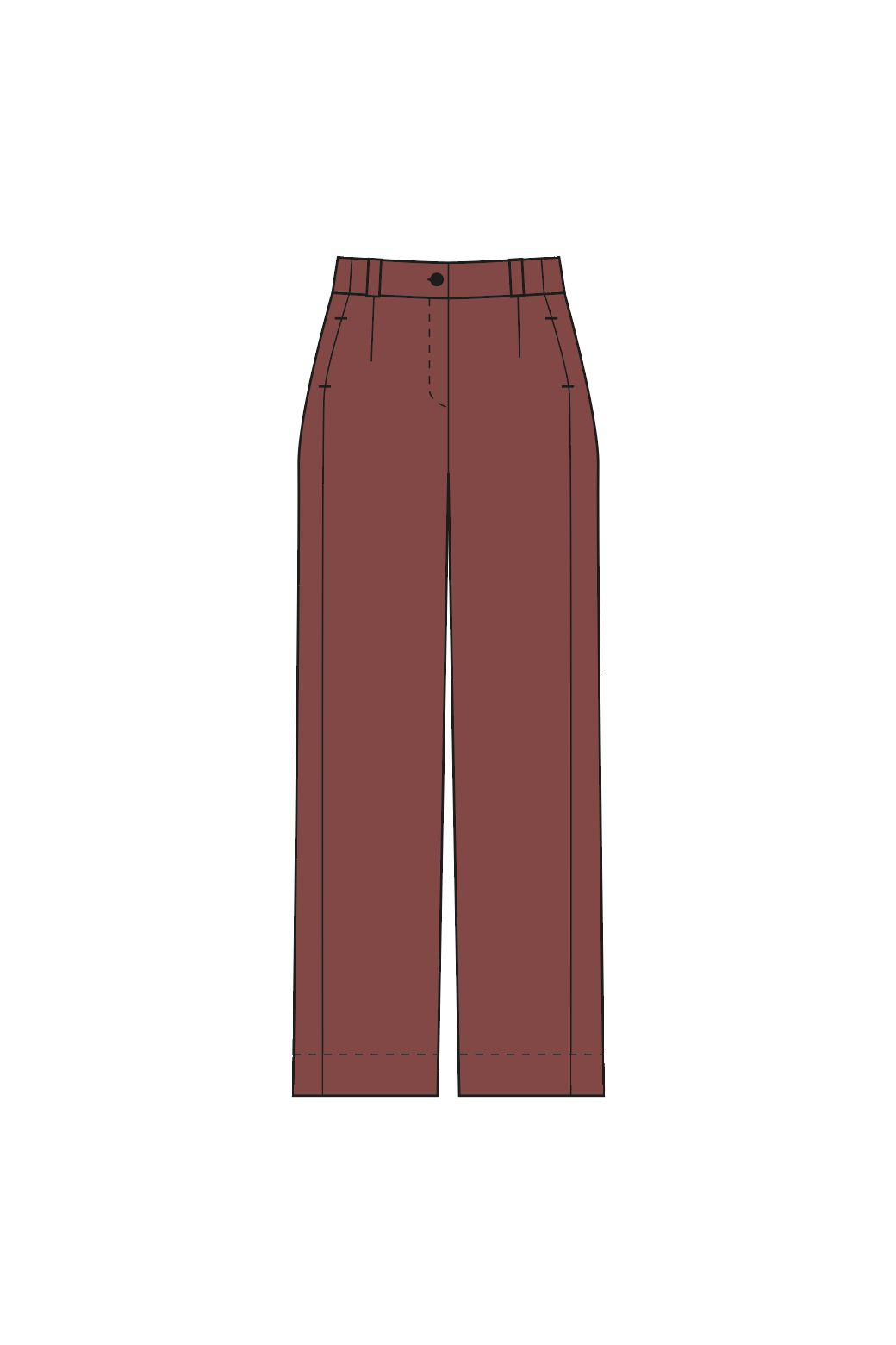 112 - Pantalon Victor Alna Lie De Vin Lot De 2
