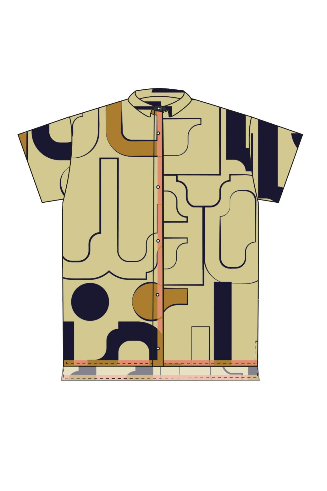 114 - Chemise Andrew Idole Ambre Lot De 2