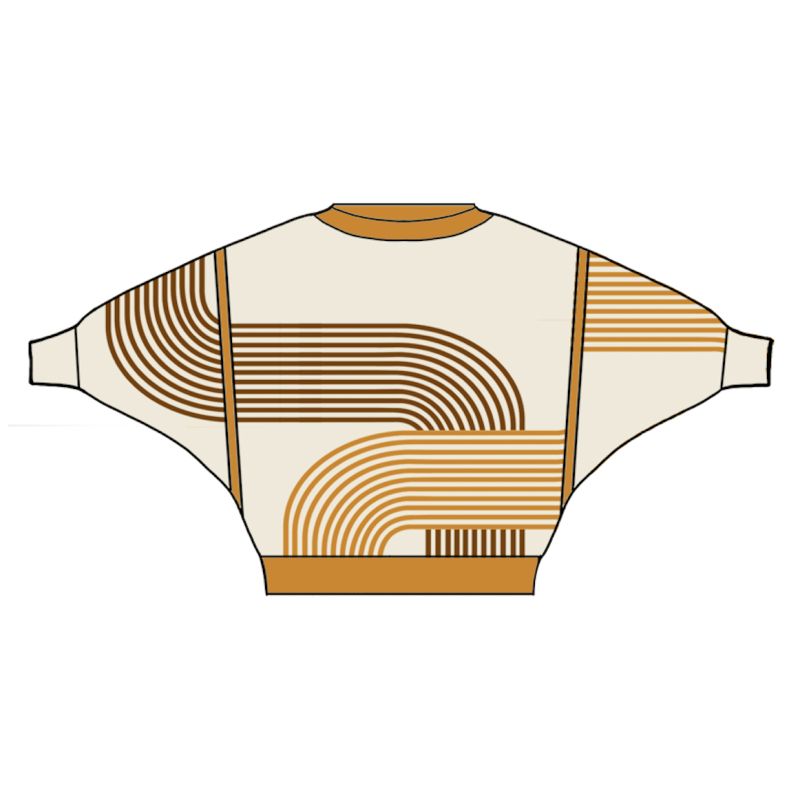 150 - Pull Axel Zen Ecru Caramel Lot De 2