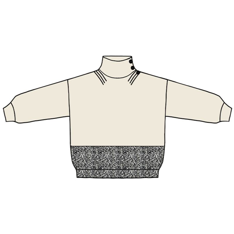 156 - Pull Altea Bonnie Ecru Lot De 2