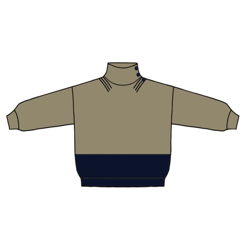 156 - Pull Altea Bonnie Kaki Lot De 2