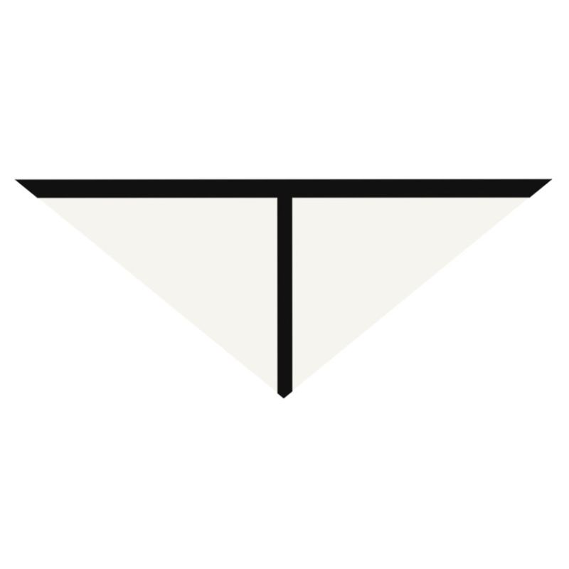 450 - TriangleLiv Ecru Lot De 2