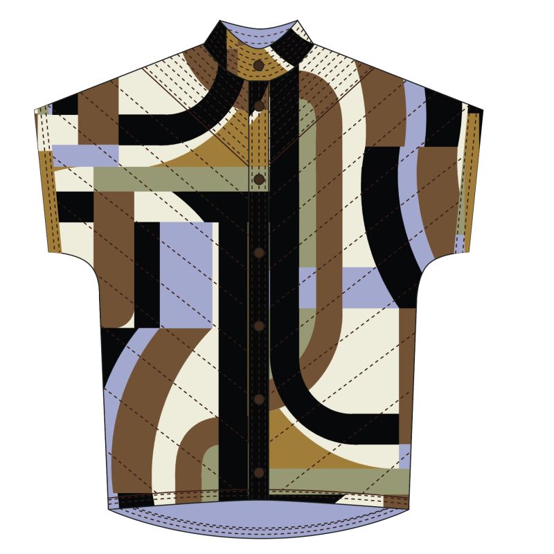 100 - Manteau Erin Supersonic Brun Parme Lot De 2