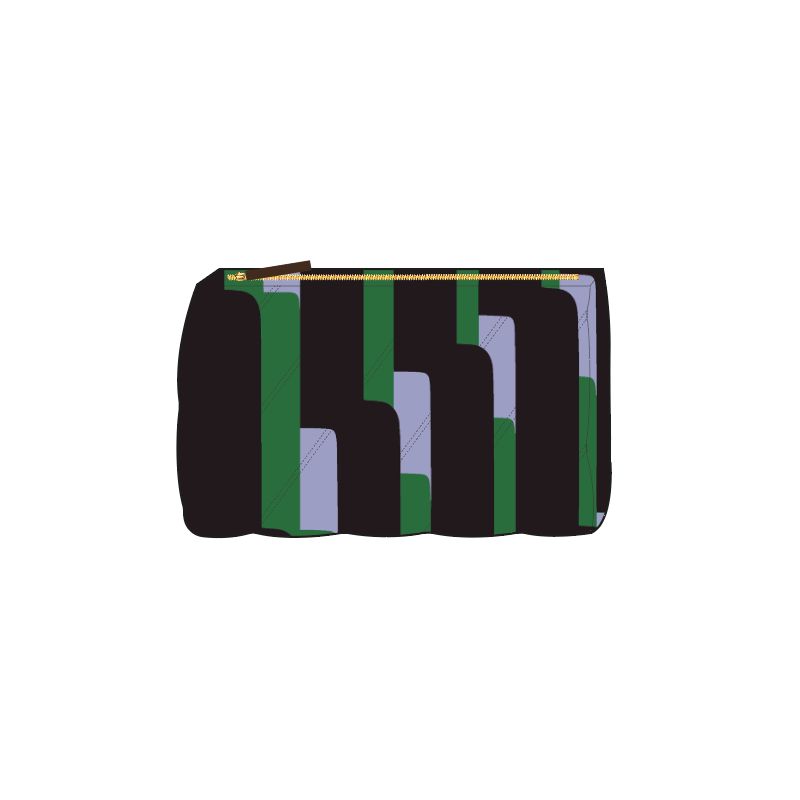 404 - Pochette De Voyage Elba Celeste Vert Lot De 2