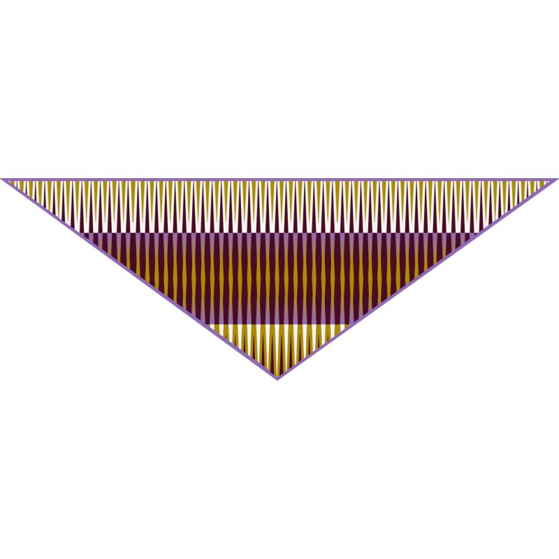 454 - KhakiFrequence Triangle Pack Of 2