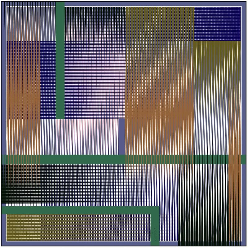 B - Brown Vibrant Scarf Pack Of 2